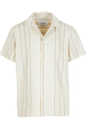 Les Deux Chemise droite à broderie linéaire en coton