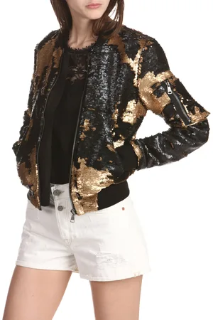 Bombers Original Bomber zippé à sequins réversibles