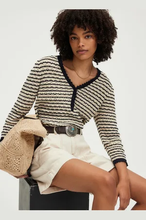 Pablo Pull Col V en coton