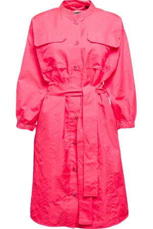 Essentiel Antwerp Robe midi col montant texturée