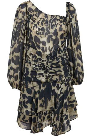 IRO Robe courte col rond imprimée