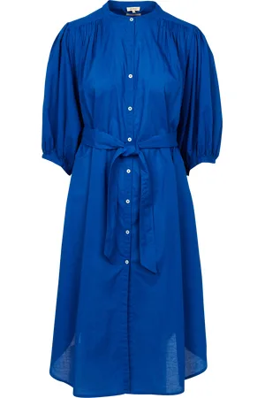 Bellerose Robe midi ample ceinturée en coton