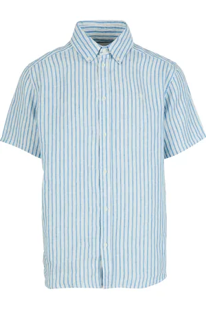 Les Deux Chemise en lin rayé