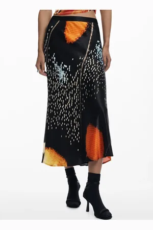 Desigual Jupe midi evasée imprimée