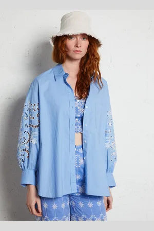 Louise Misha Chemise brodée en coton bio