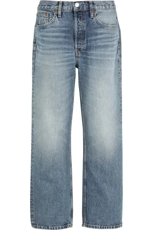RE/DONE Jean boyfriend en coton
