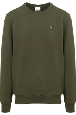 Knowledge Cotton Apparal Sweat droit col rond en coton bio