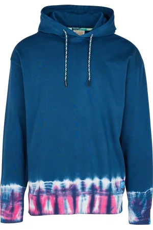 Scotch&Soda Sweat à capuche loose-fit imprimé tie and dye en coton
