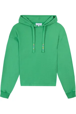 Maison Labiche Sweat ample à capuche brodé en coton mélangé