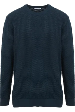 Knowledge Cotton Apparal Pull droit col rond en coton bio