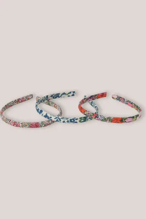 CYRILLUS Lot de 3 fins serre-têtes en tissu liberty