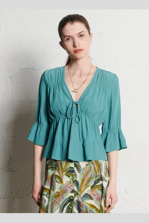 Bash Blouse volantée à Col V