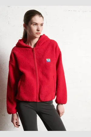 American Vintage Veste ample polaire à capuche