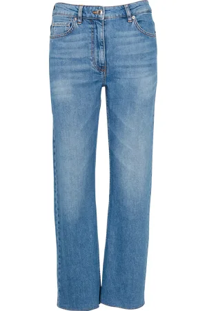 IRO Jean droit cropped en coton