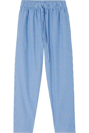 American Vintage Pantalon carotte en coton rayé