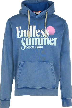 Scotch&Soda Sweat à capuche sérigraphié en coton