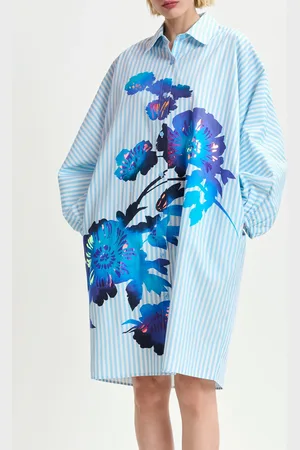 Essentiel Antwerp Robe courte manches longues imprimée
