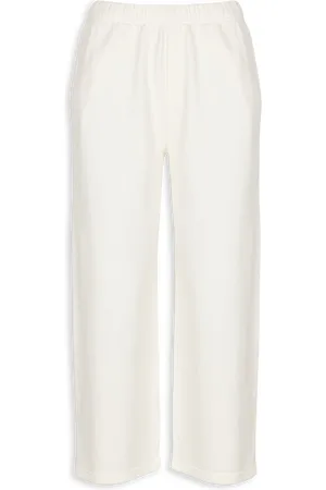 Bellepiece Jogging droit en coton molletonné