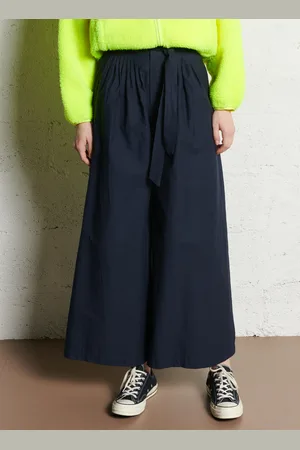 The Korner Pantalon large en coton mélangé