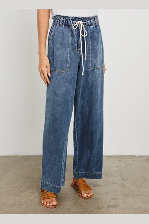 Rails Pantalon large en coton mélangé