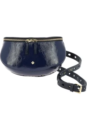 HERBERT FRERE SOEUR Pochette banane en cuir verni