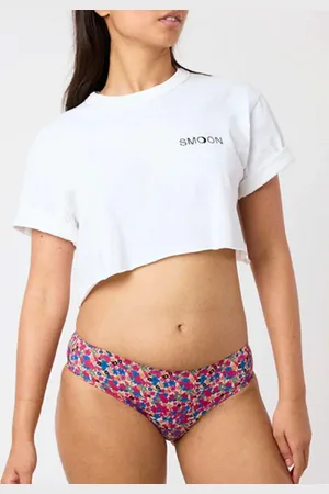 SMOON Culotte en fibres recyclées mélangées imprimée