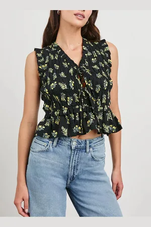 Rails Top encolure v en coton