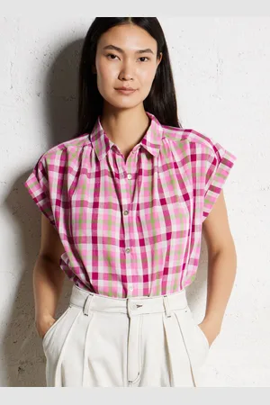 The Korner Blouse col classique à carreaux