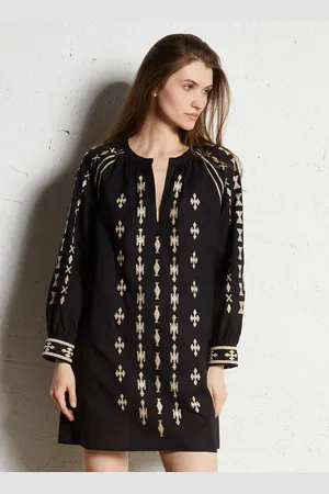 See u soon Robe courte en coton mélangé