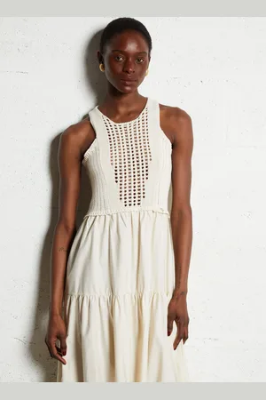 Liu Jo Robe longue évasée en coton