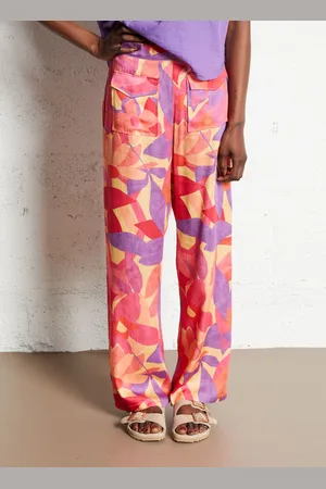 BELLA JONES Pantalon fluide imprimé à poches