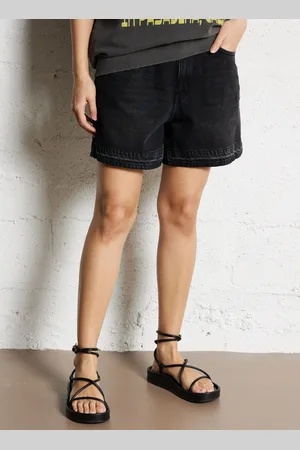 Bellerose Short boyfriend en coton mélangé