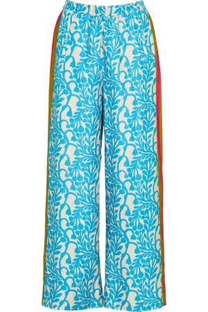 BELLA JONES Pantalon large imprimé