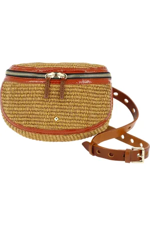 HERBERT FRERE SOEUR Sac banane zippé en cuir mélangé