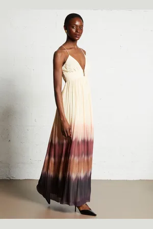 Bash Robe longue plissée