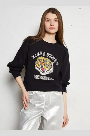Berenice Sweat oversize col rond en coton