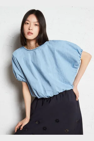 Bellerose Top ample col rond en coton