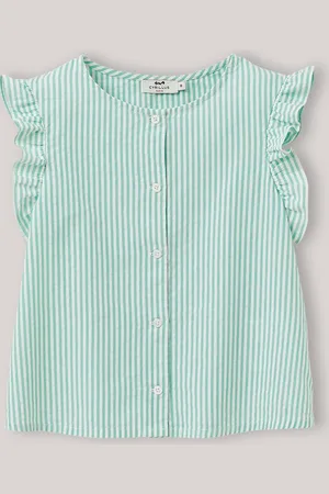 CYRILLUS Chemise seersucker rayé