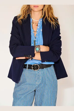 MKT Veste tailleur rayée