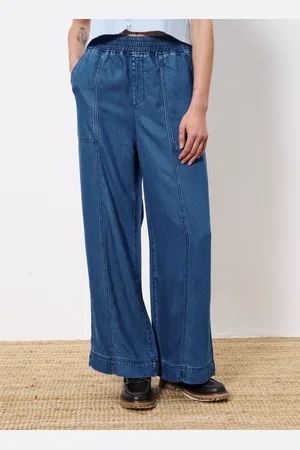 FRNCH Pantalon large en denim