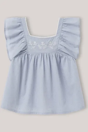 CYRILLUS Blouse en plumetis brodé