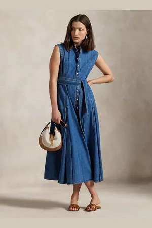 Ralph Lauren Robe longue en coton