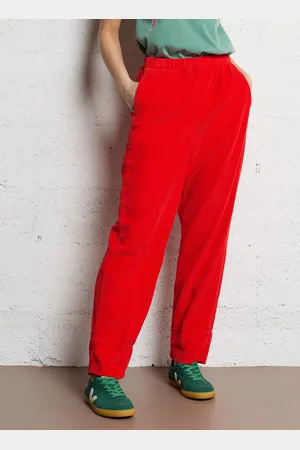 American Vintage Pantalon droit en velours côtelé et en coton