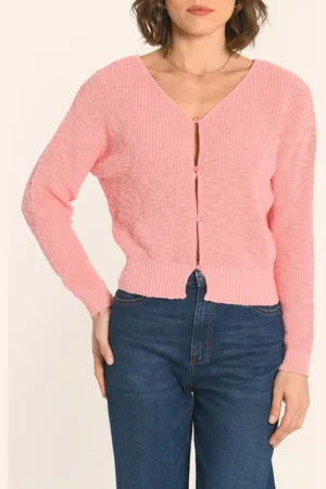 Kookai Gilet Col V en coton