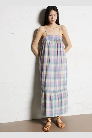 The Korner Robe longue en coton imprimé