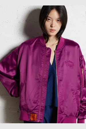 Bombers Original Veste col teddy satinée