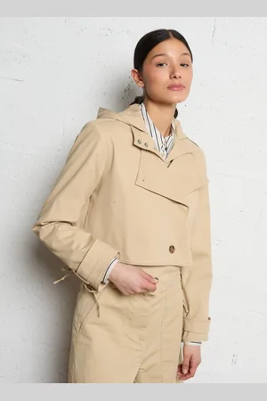 Bash Trench droit en coton mélangé