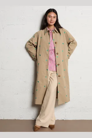 Fabienne Chapot Trench droit brodé