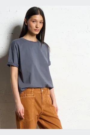 American Vintage Tee-shirt ample col rond en coton
