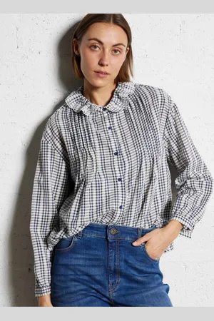 The Korner Chemise droite en coton mélangé imprimé